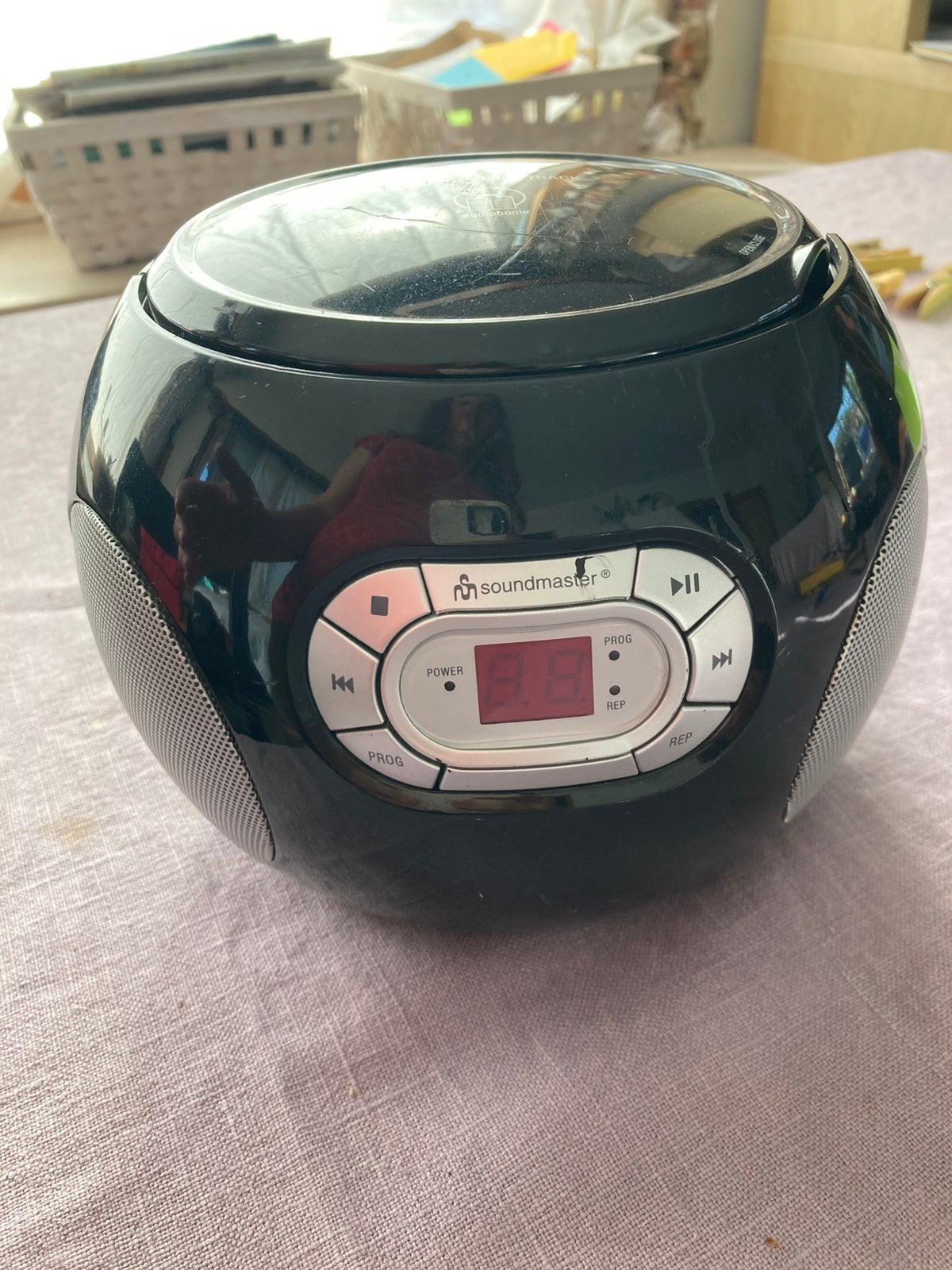 radio speler, Ophalen, Gebruikt, Radio, Met cd-speler