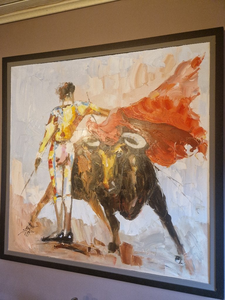 Antonio Palmieri "CORRIDA ", Antiek en Kunst, Ophalen