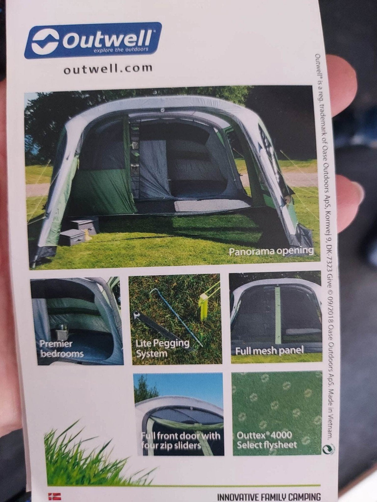 Opblaasbare tent, Ophalen
