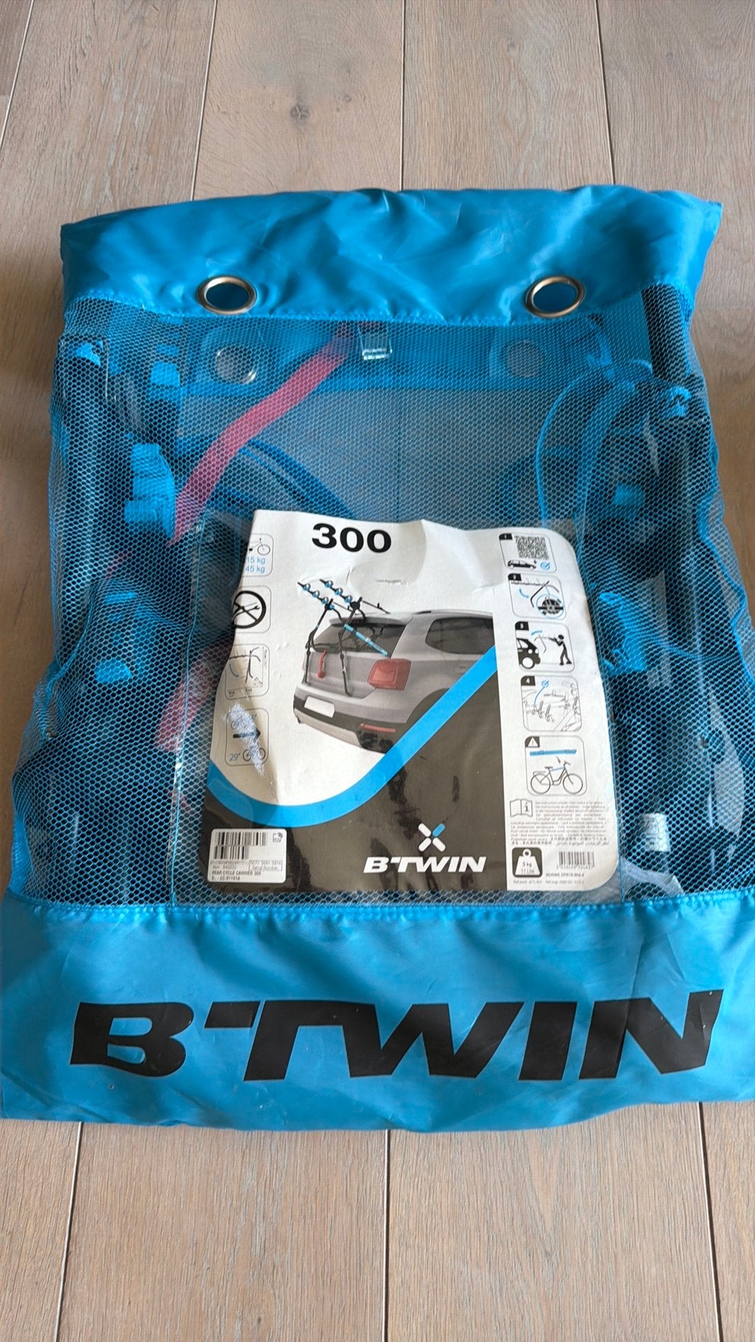Fietsrek btwin 300, Ophalen, Zo goed als nieuw
