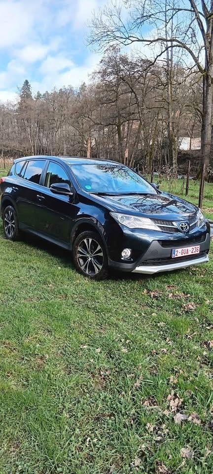 RAV4, Auto's, Toyota, 1660 kg, 4 cilinders, Blauw, Leder