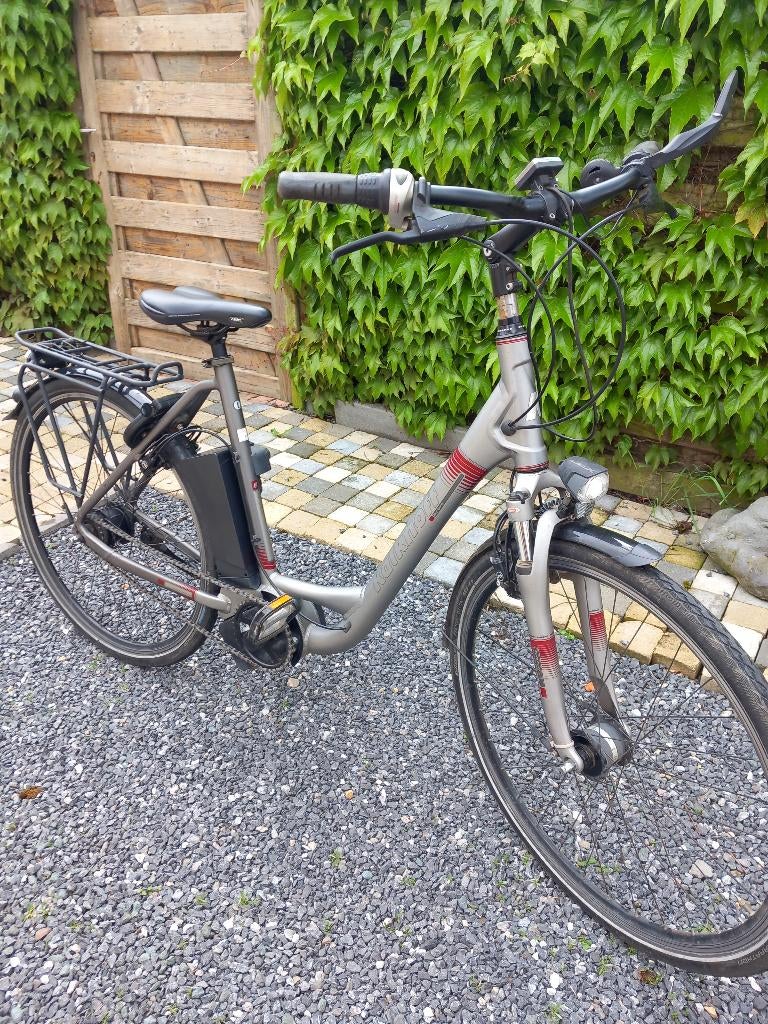 Elektrische fiets, Fietsen en Brommers, Elektrische fietsen, Ophalen, Gebruikt, 30 tot 50 km per accu
