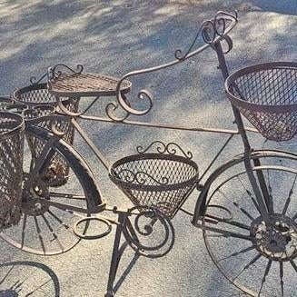 Décoration de vélo en fer forgé