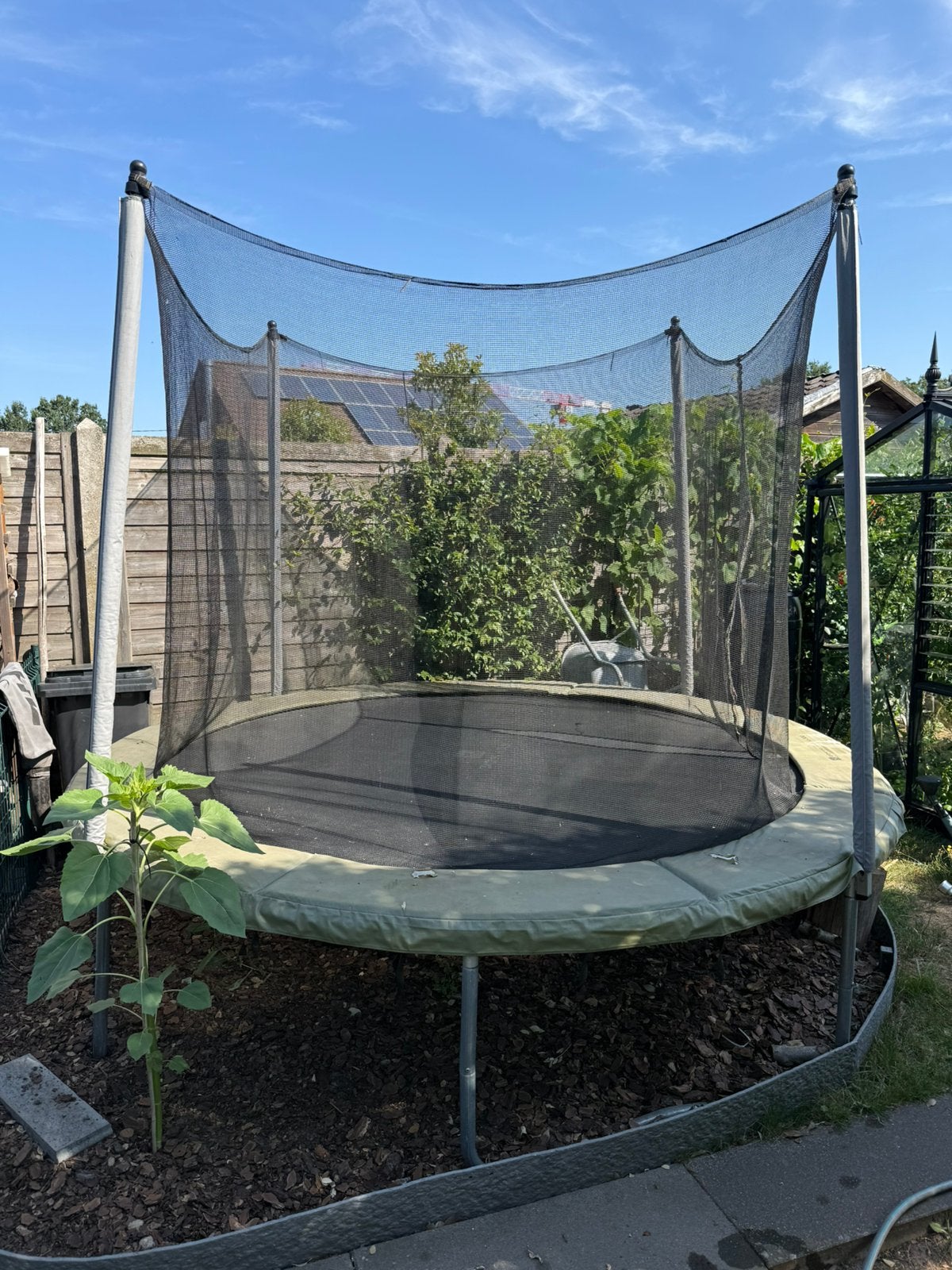 Trampoline Domyos 300, Ophalen, Zo goed als nieuw
