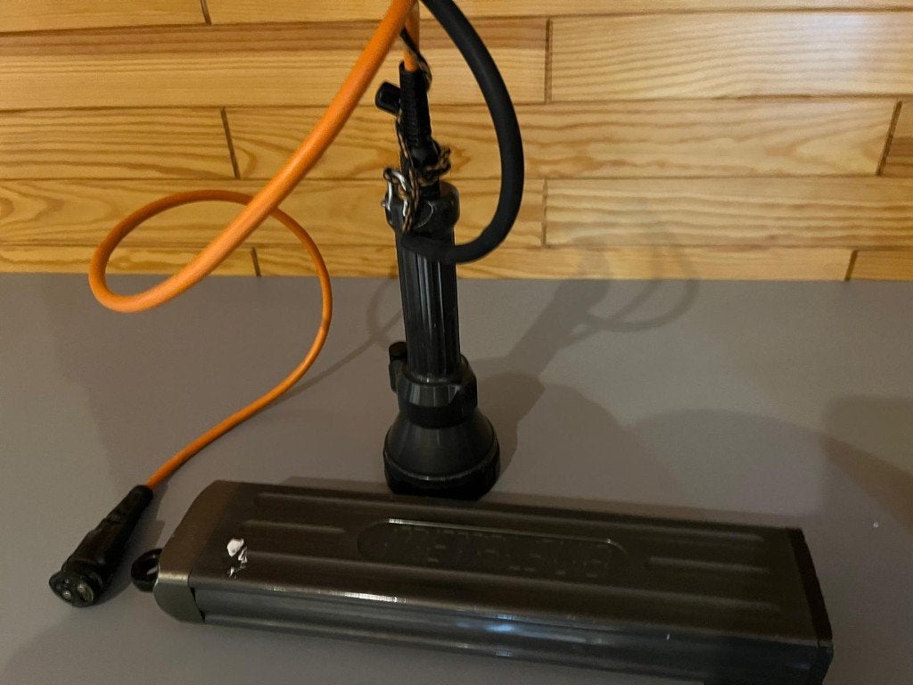 Duiklamp metalsub, Sports nautiques & Bateaux, Plongée, Enlèvement, Utilisé, Lampe de plongée