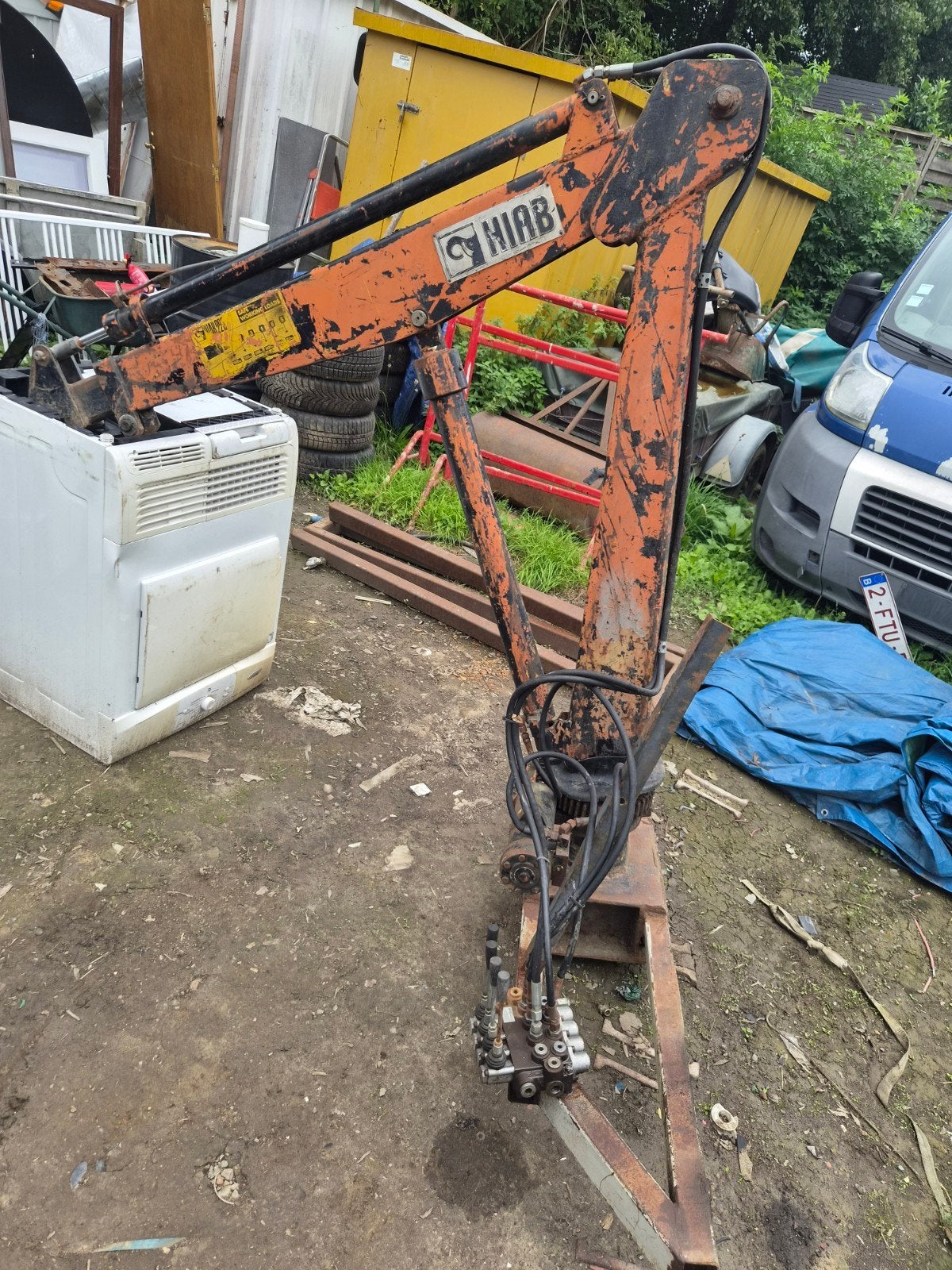 grue hiab, Enlèvement