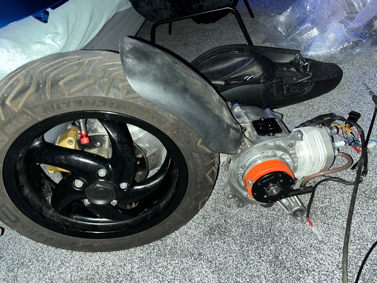 70cc mk2 stage 6 race blok (runner), Motoren, Ophalen