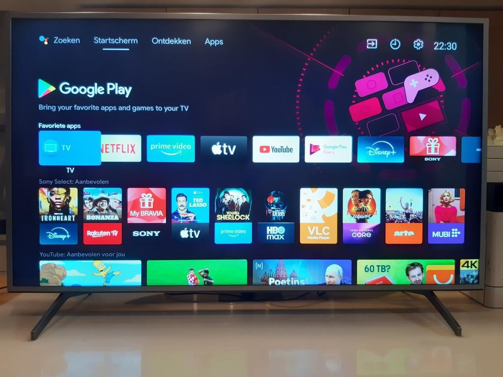 Sony Android 55inch 4K Smart tv, Audio, Tv en Foto, Televisies, Ophalen, Sony, Smart TV
