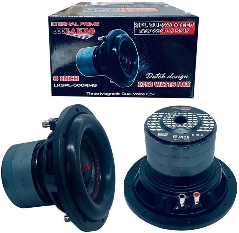 LAKRO-LKSPL-8 - Losse subwoofer - Lakro - 8 inch - 500 watt, Autos : Divers, Haut-parleurs voiture