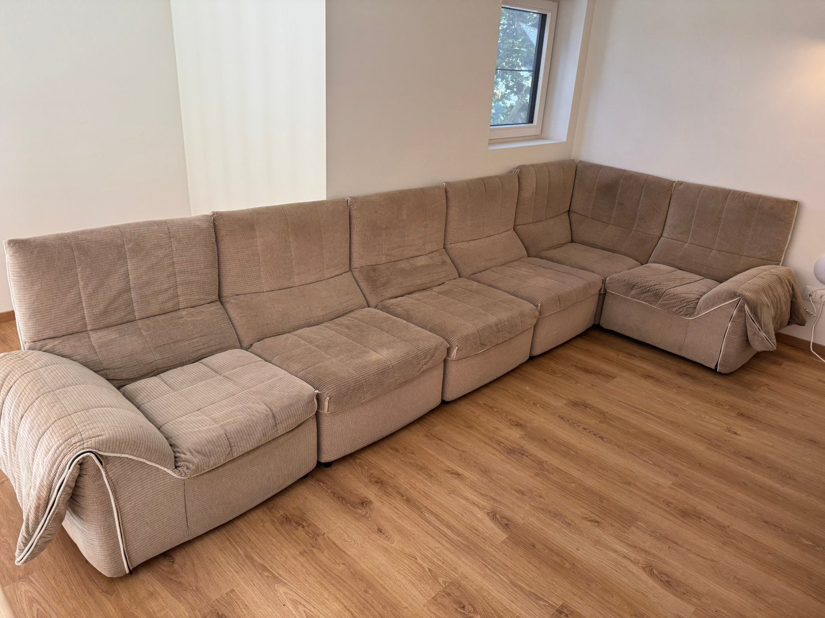 B&B Italia Baia — Citterio & Nava — Siège modulaire 6 pièces, Enlèvement, Utilisé, Tissus, Vintage