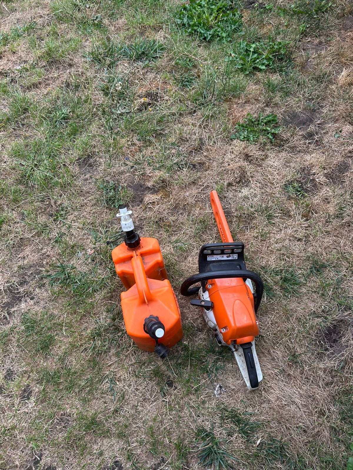 Stihl kettingzaag, Tuin en Terras, Ophalen, Gebruikt, Overige soorten