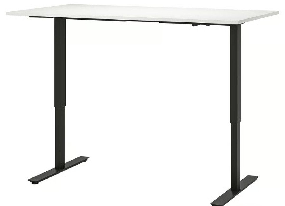 ikea trotten zit/sta bureau, Maison & Meubles, Bureaux, 160 cm, Bureau assis-debout, Comme neuf, Enlèvement