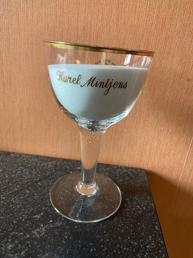 WESTMALLE - verre Karel Mintjens, Collections, Enlèvement, Comme neuf, Verre ou Verres