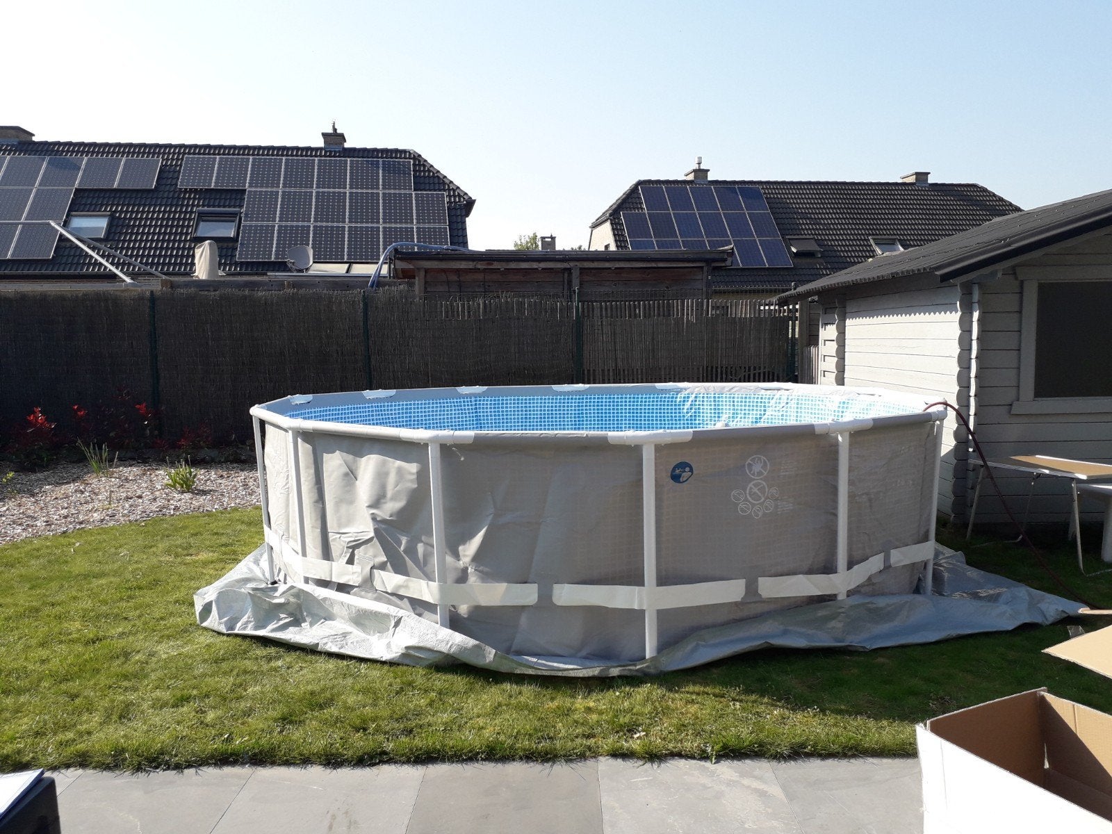 intex zwembad, Tuin en Terras, Ophalen, 80 tot 120 cm, Rond, Zo goed als nieuw