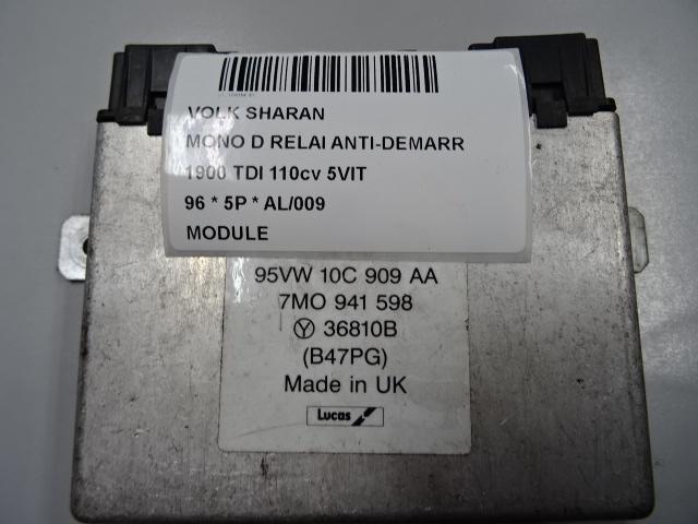 COMPUTER Volkswagen Sharan (7M8 / M9 / M6) (7M0941598), Auto-onderdelen, Elektronica en Kabels, Volkswagen, Gebruikt