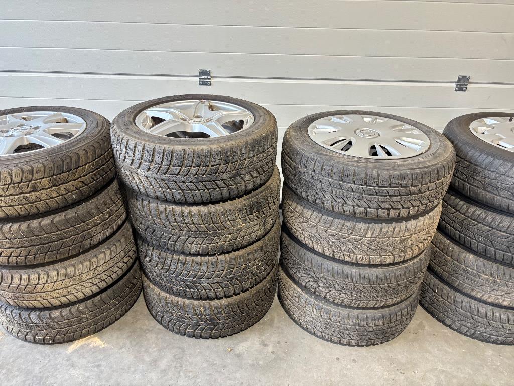 4 sets wielen, Auto-onderdelen, Banden en Velgen, Ophalen, Gebruikt, Banden en Velgen