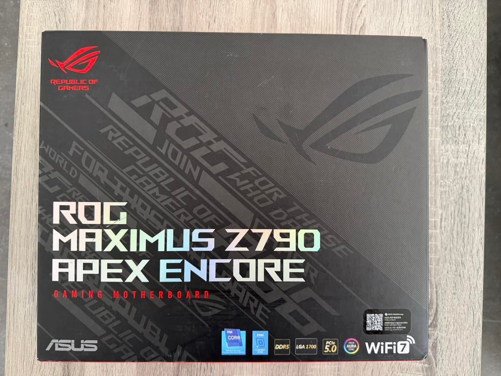 ASUS ROG Z790 APEX ENCORE, Enlèvement ou Envoi, Comme neuf, Intel