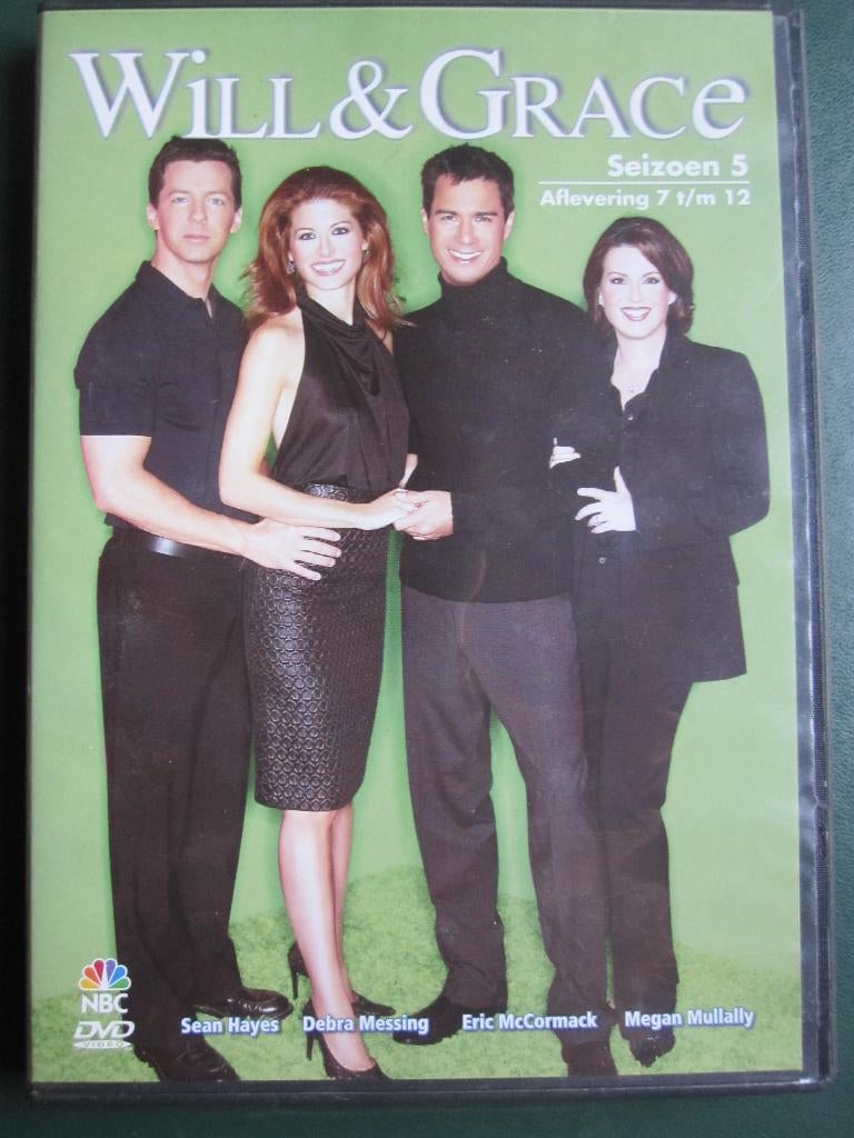 Will & Grace Seizoen 5 - Aflevering 7 t/m 12 (2002), Alle leeftijden, Ophalen of Verzenden, Zo goed als nieuw, Komedie