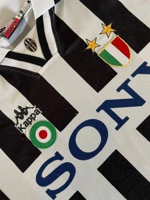 Maillot de football rétro Juventus 1995-96, Taille L, Enlèvement ou Envoi, Utilisé, Maillot