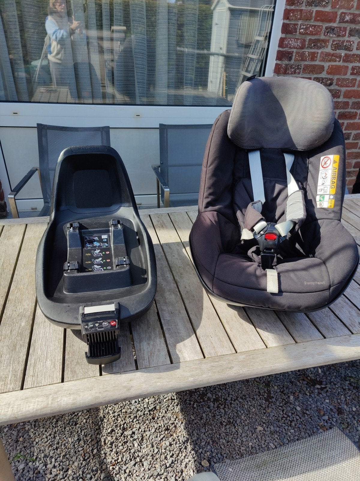 Autostoel maxicosi, Ophalen