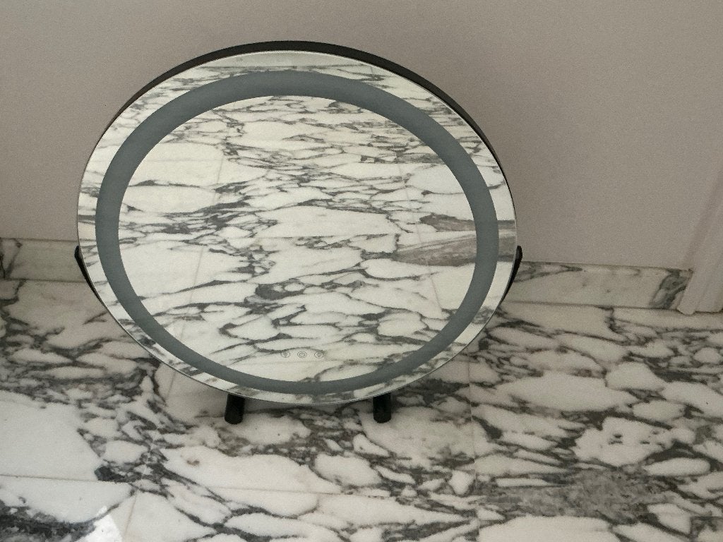 Miroir de courtoisie, Antiquités & Art, Enlèvement, Ovale, Moins de 50 cm, Moins de 100 cm