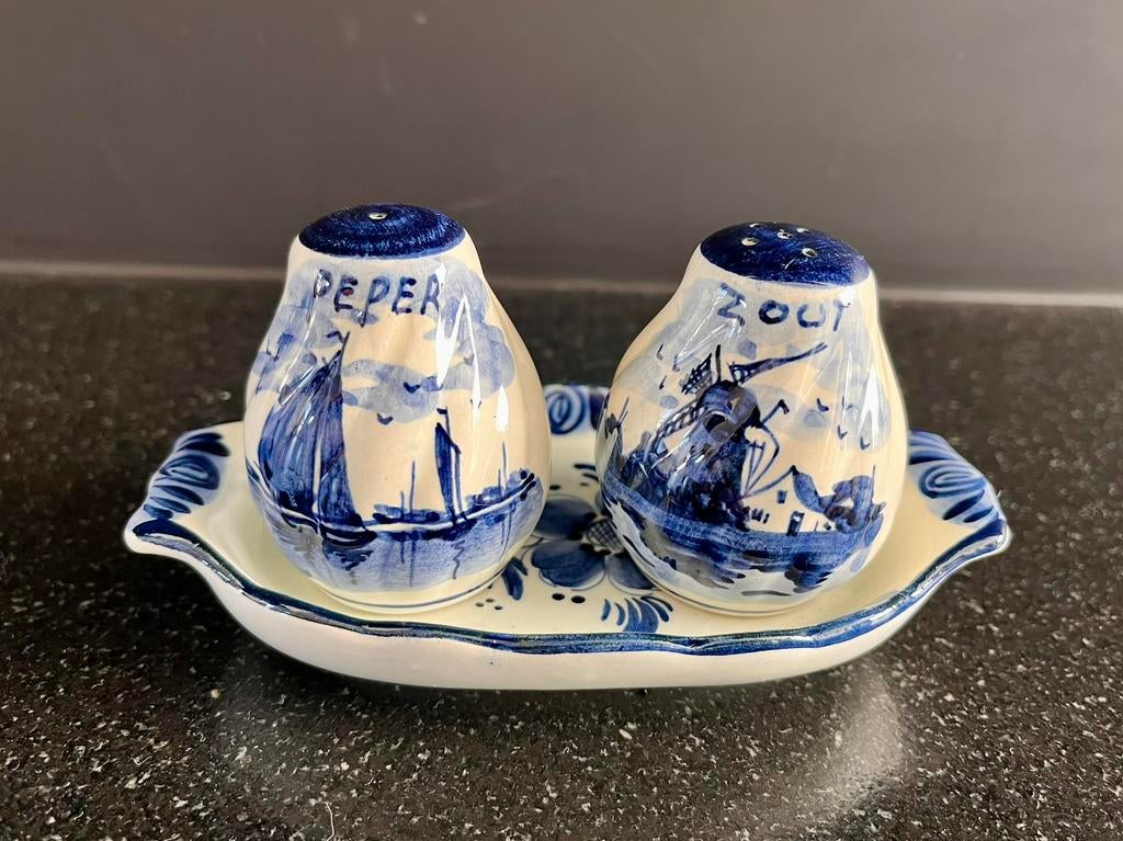 Peper en zout vat delfts blauw, Ophalen of Verzenden