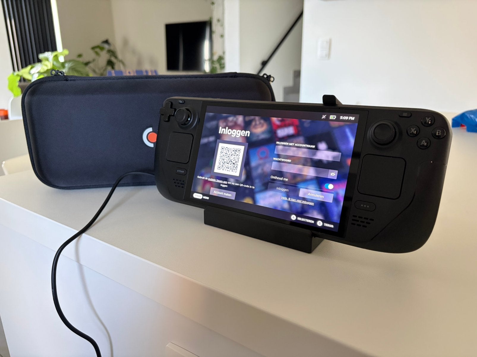 Station d'accueil officielle Steam Deck OLED +, Consoles de jeu & Jeux vidéo, Consoles de jeu | Autre, Comme neuf, Enlèvement ou Envoi