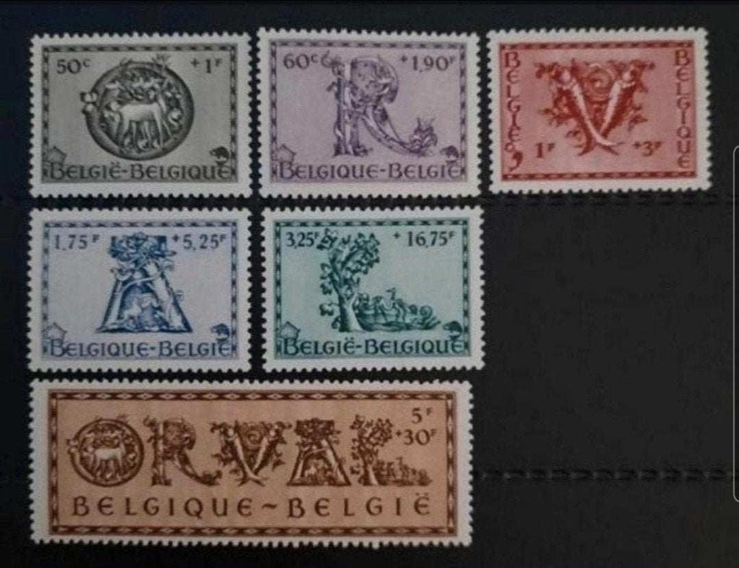 Belgique : COB 625/30 ** Cinquième Orval 1943., Timbres & Monnaies, Sans timbre, Neuf, Enlèvement ou Envoi, Non oblitéré