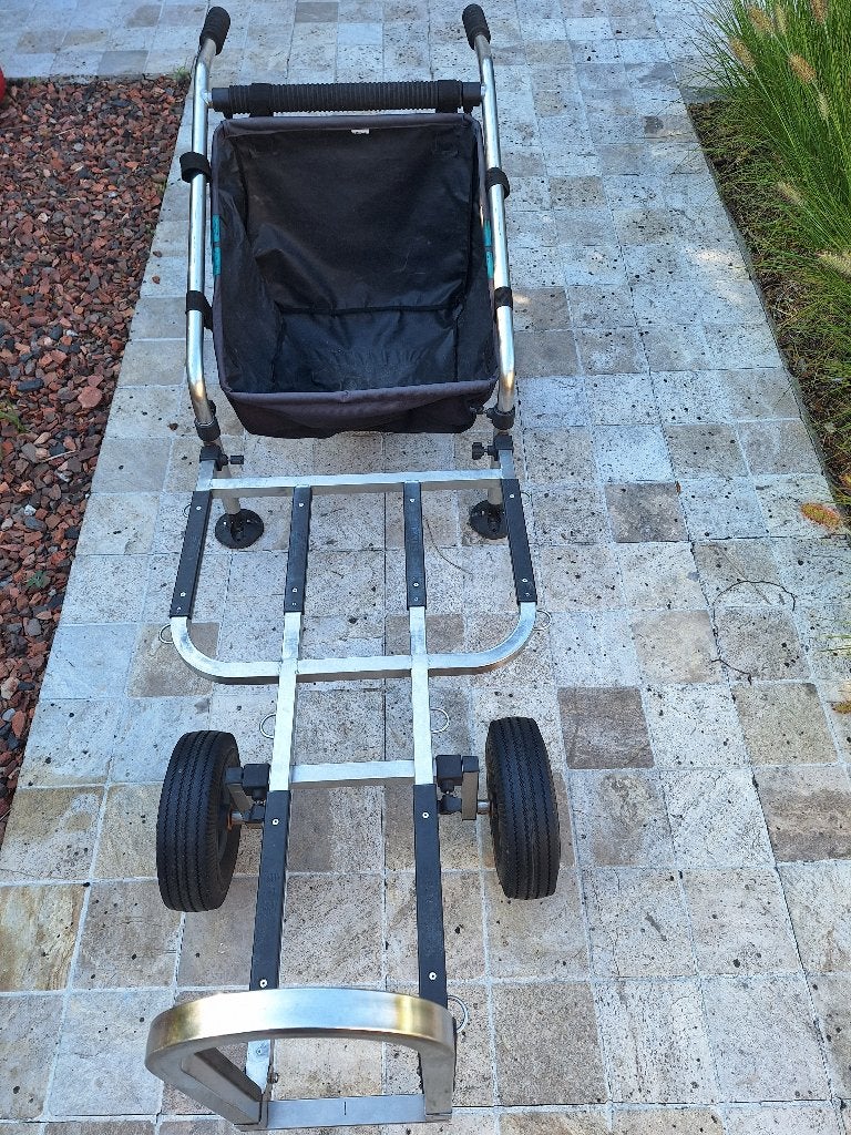 RIVE TRANSPORT KAR INOX + ZAK, Ophalen, Zo goed als nieuw
