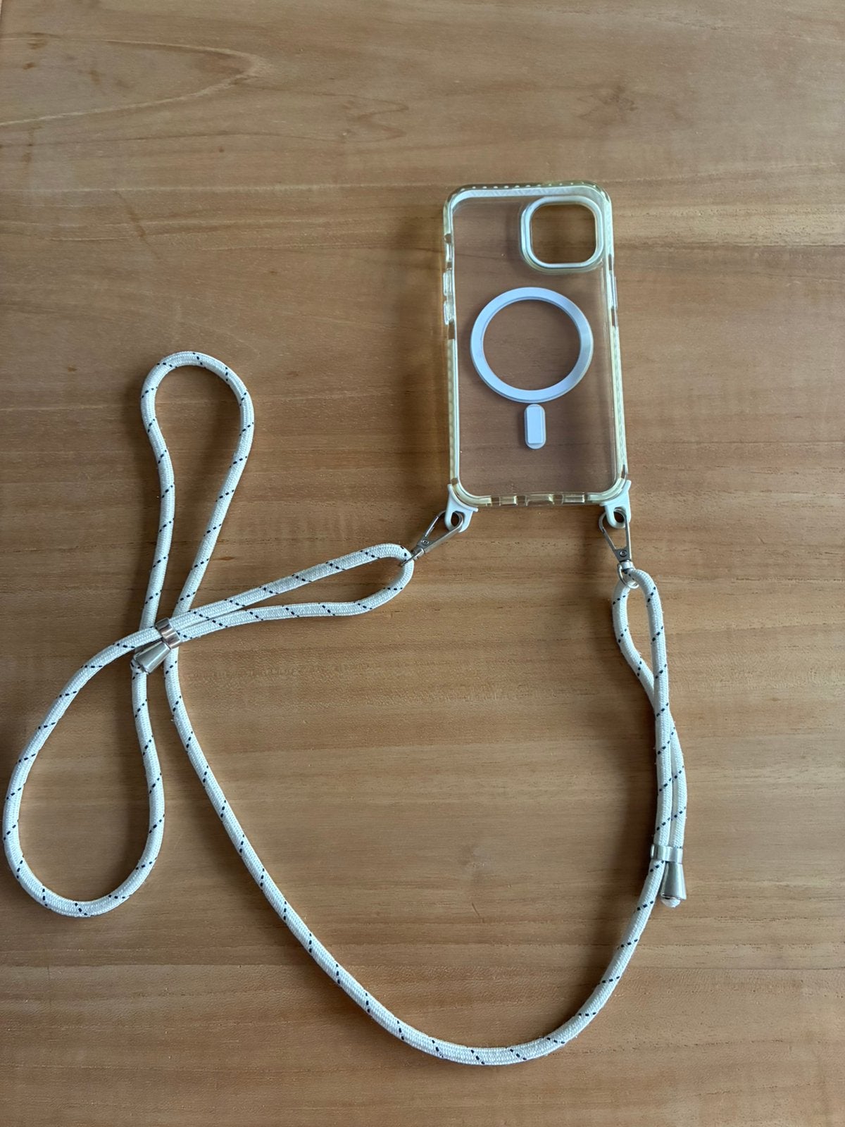 Hoesje met touw voor Iphone 14, Télécoms, Enlèvement, Comme neuf, IPhone 14
