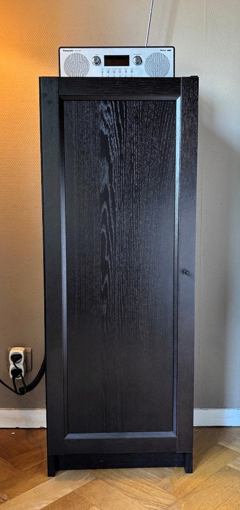 Petite armoire IKEA Billy brun-noir - Très bon état, Enlèvement, Comme neuf