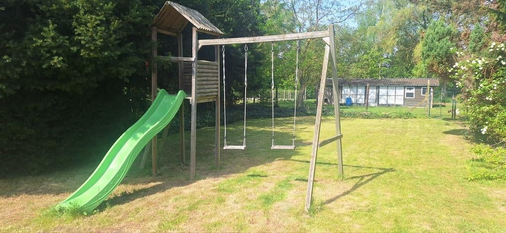 Schommel + schuifaf, Kinderen en Baby's, Speelgoed | Buiten | Speeltoestellen, Ophalen, Schommel