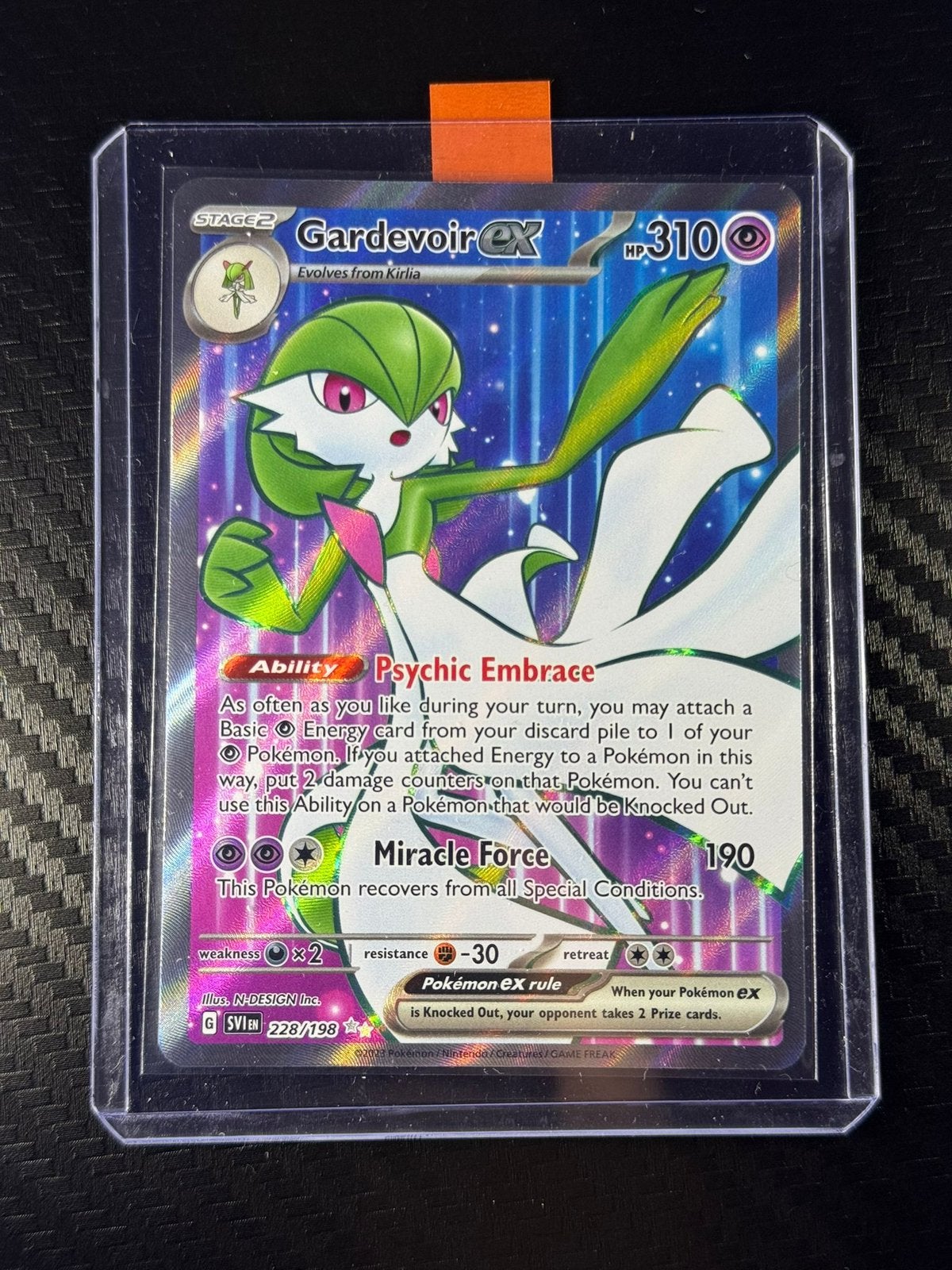 Gardevoir ex | Holo | Special Illustration Rare | #228/198, Verzenden, Zo goed als nieuw, Losse kaart