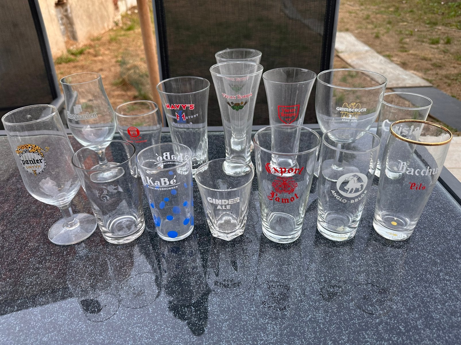 Lot bierglazen, Verzamelen, Ophalen of Verzenden, Zo goed als nieuw, Glas of Glazen, Overige merken