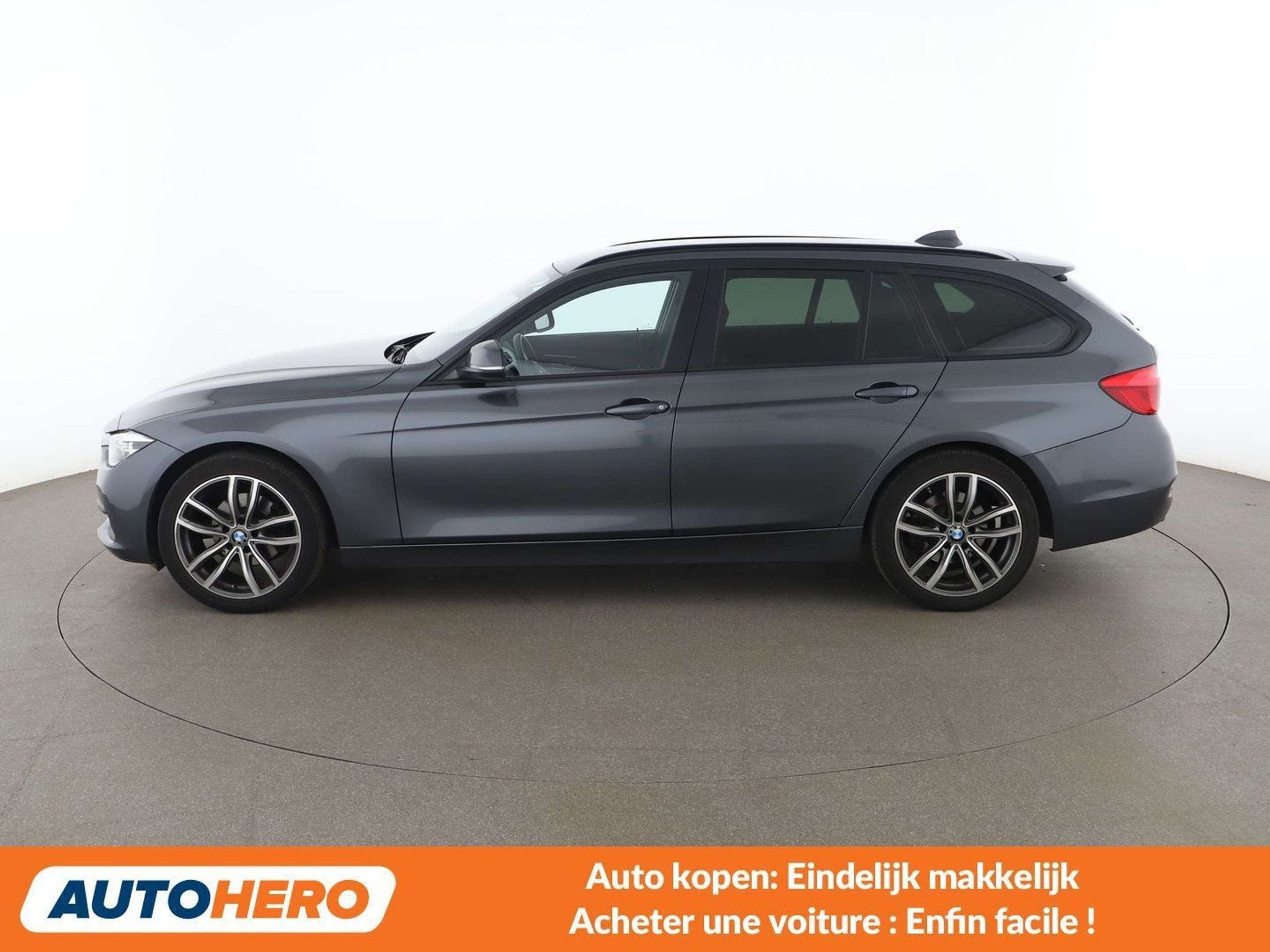 BMW 3 Serie 318 318d Advantage (automatique), Argent ou Gris, Achat, https://public.car-pass.be/vhr/c41708a4-73a3-4781-920a-4c80cbf1a5b4