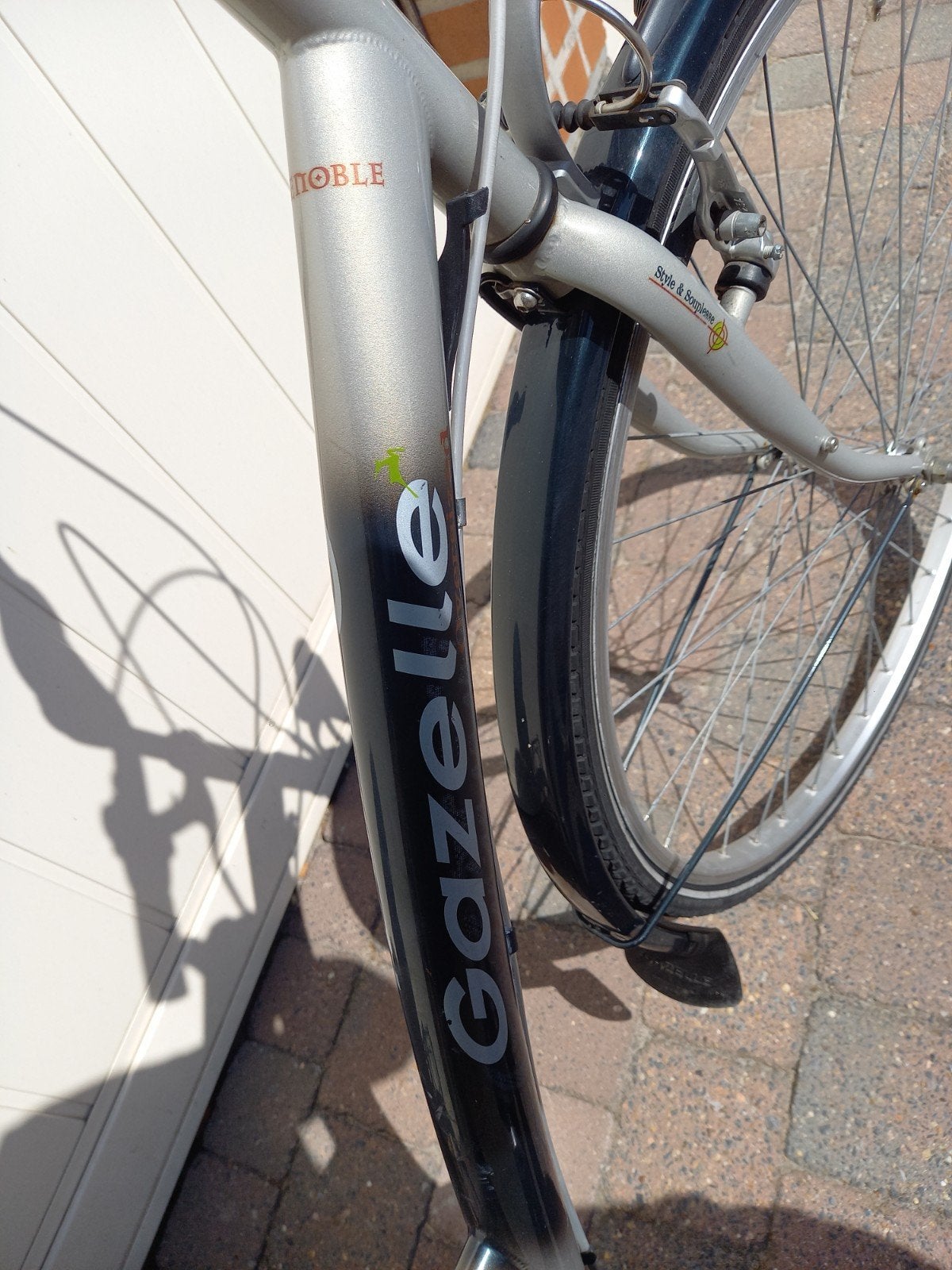 gazelle grenoble damesfiets maat 51., Fietsen en Brommers, Ophalen, Velgrem, 49 tot 53 cm, Zo goed als nieuw
