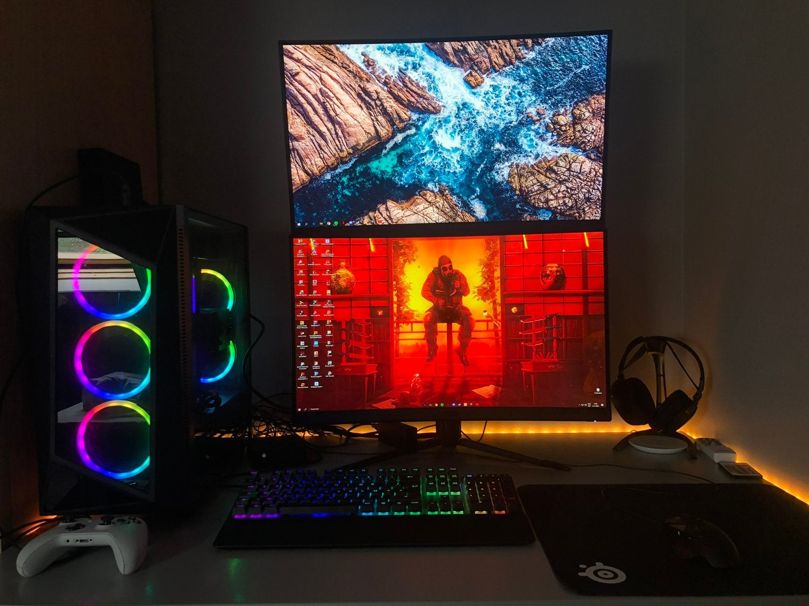 Game pc RTX 2070 super ryzen 7, inclusief muis+toetsenbord, Informatique & Logiciels, Ordinateurs de bureau, Comme neuf, Enlèvement