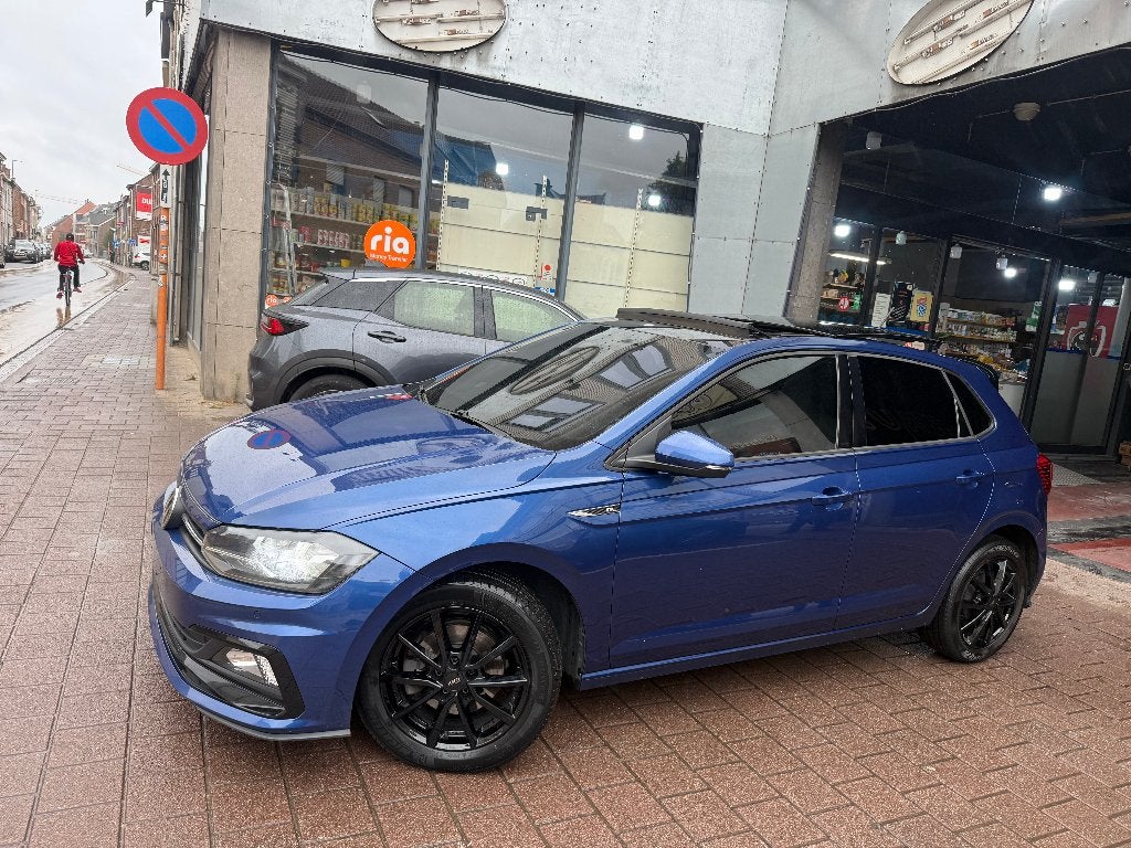 VW Polo 1.6TDI 2020 R-Line Panorama SG verwarmd, Auto's, Parkeersensor, 4 cilinders, Bedrijf, 5 deurs