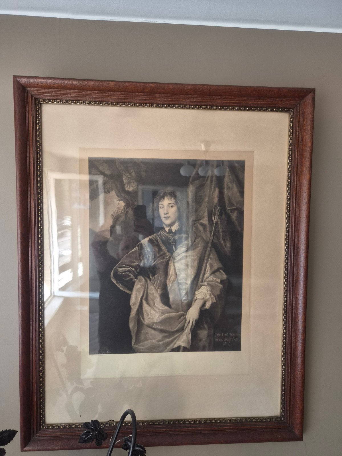 prent van "Philip, Lord Wharton" naar een beroemd schilderij, Antiek en Kunst, Ophalen