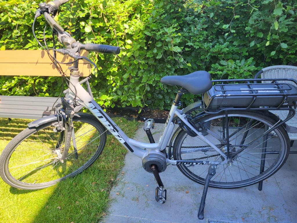 Elektrische fiets Norta middenmotor, Ophalen