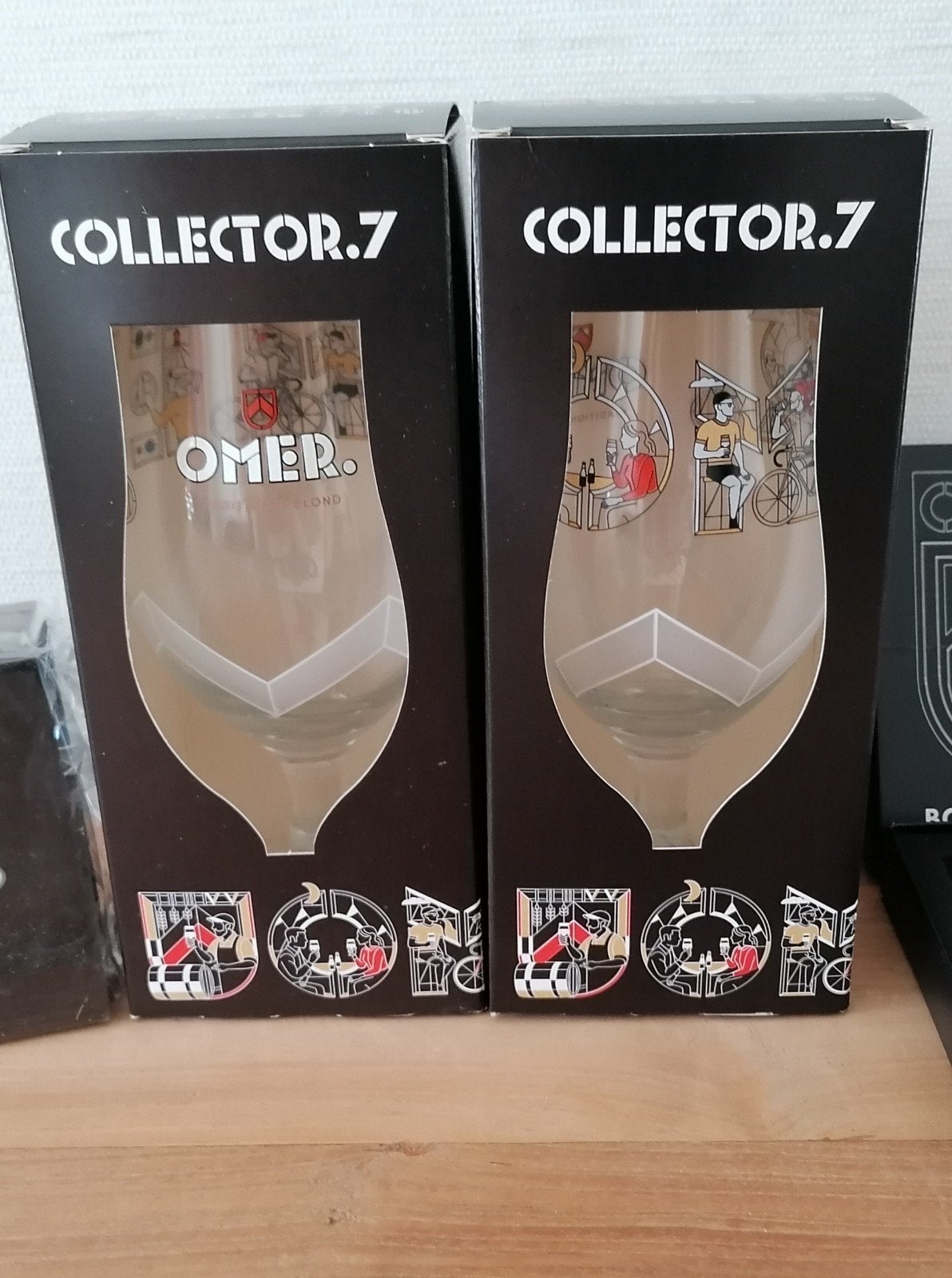 2 verschillende items, het gekende biermerk OMER.Zie foto's', Verzamelen, Biermerken, Ophalen