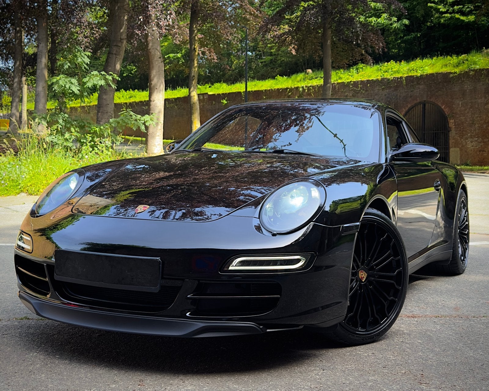 Porsche 997 Carrera 4 2006/Bose/Schuifdak/Sport chrono, Automaat, 4 zetels, 238 kW, Zwart