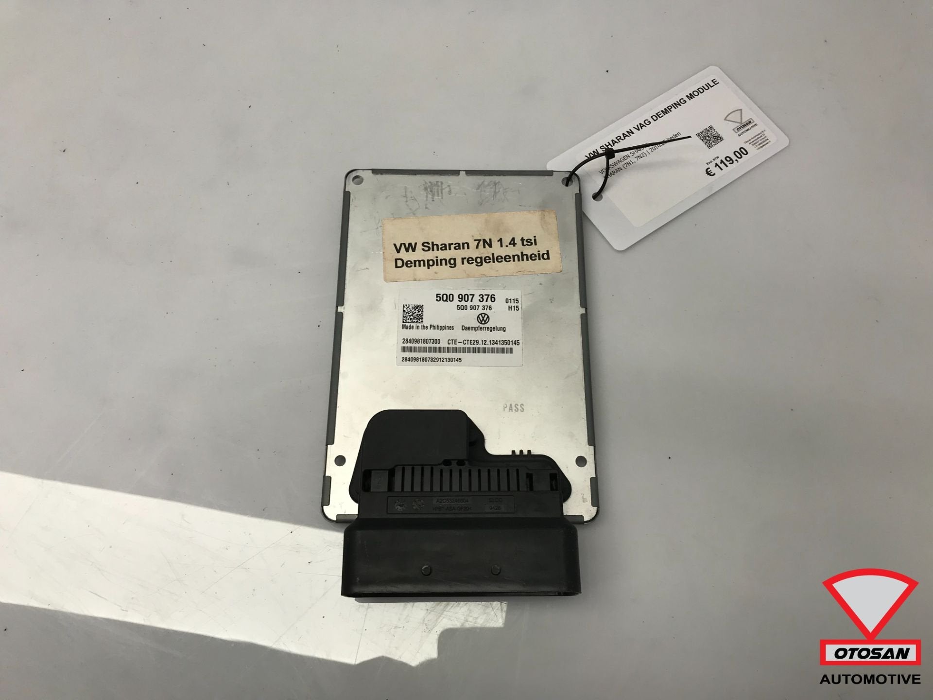 Module d'amortissement VW Golf 7 VAG 5Q0907376, Volkswagen, Volkswagen AG, Vw@volkswagen.de, Utilisé