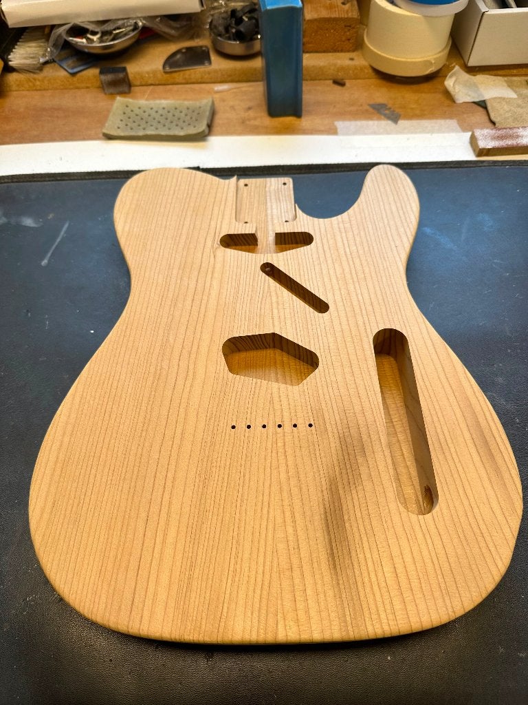 Telecaster body roasted pine., Enlèvement, Neuf
