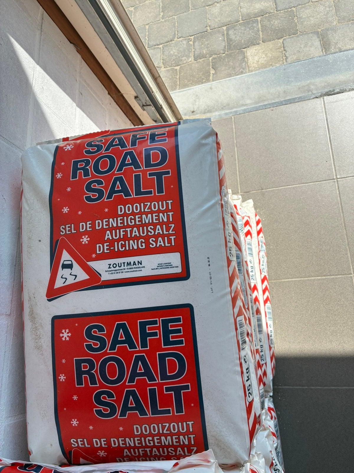 Safe Road strooizout, 25 kg zware verpakking, Ophalen, Zo goed als nieuw