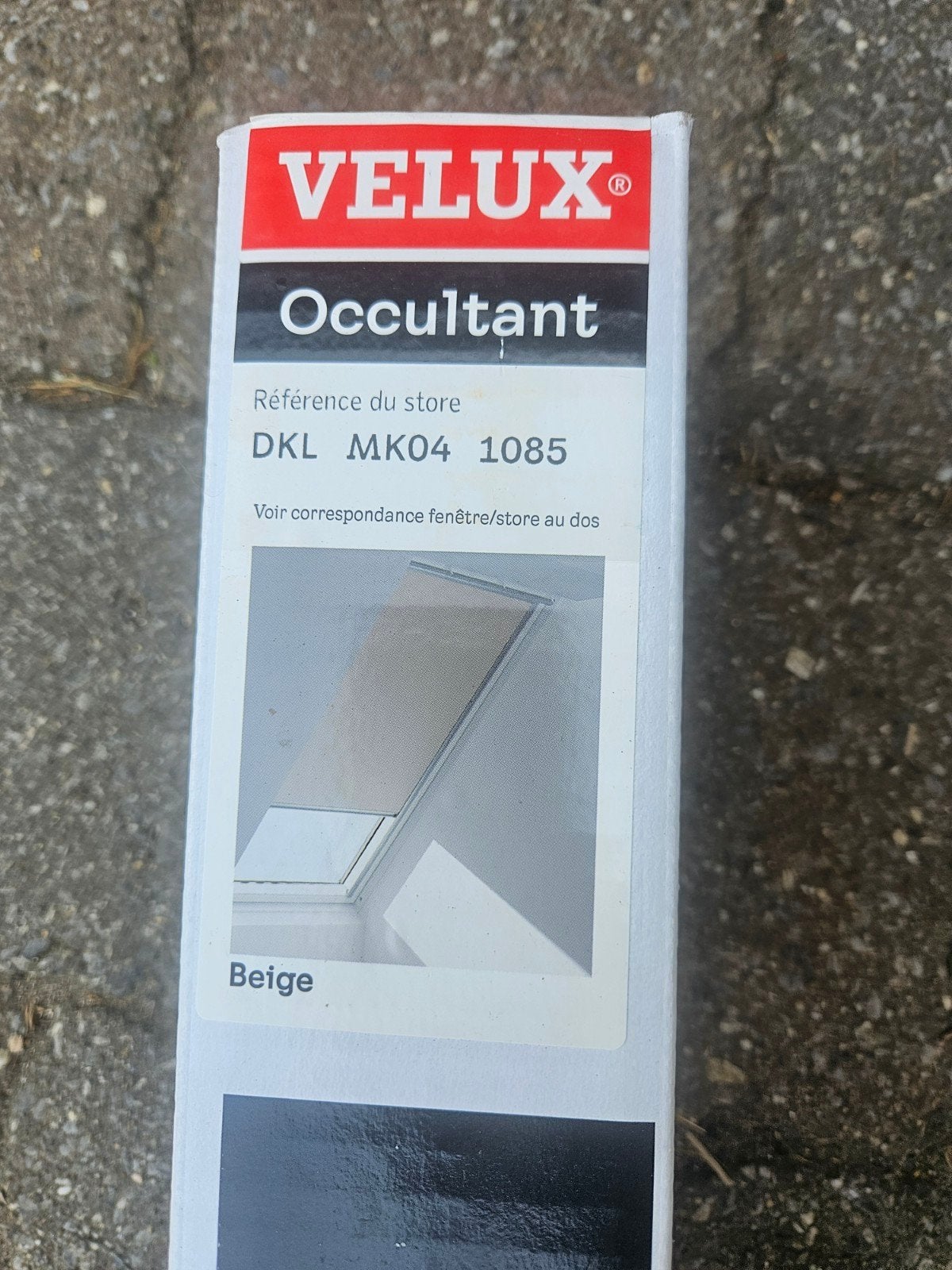 Velux store beige 2 pièces, Enlèvement, Neuf, Beige, Occultant