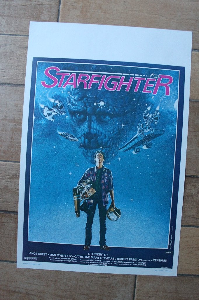 filmaffiche The Last Starfighter 1984 filmposter, Enlèvement ou Envoi, Rectangulaire vertical, A1 jusqu'à A3, Comme neuf