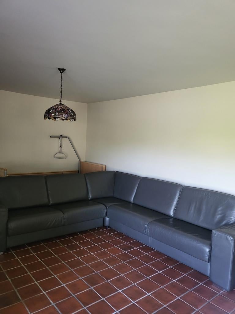 Lederen salon Henders & Hazel, Huis en Inrichting, Ophalen, Gebruikt, Leer