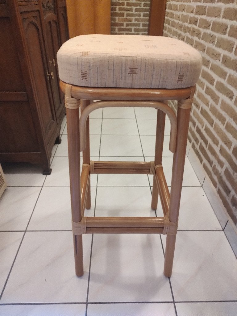 Barkrukken, Huis en Inrichting, Barkrukken, 2 krukken, Ophalen, Gebruikt, Hout