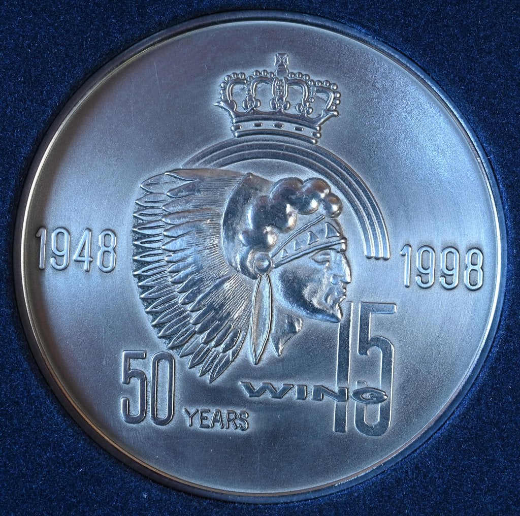 15 Wing - Medaille van de 50e verjaardag 1948-1998, Verzenden, Luchtmacht, Lintje, Medaille of Wings